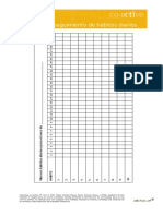Planilla de Seguimiento de Habitos Diarios PDF