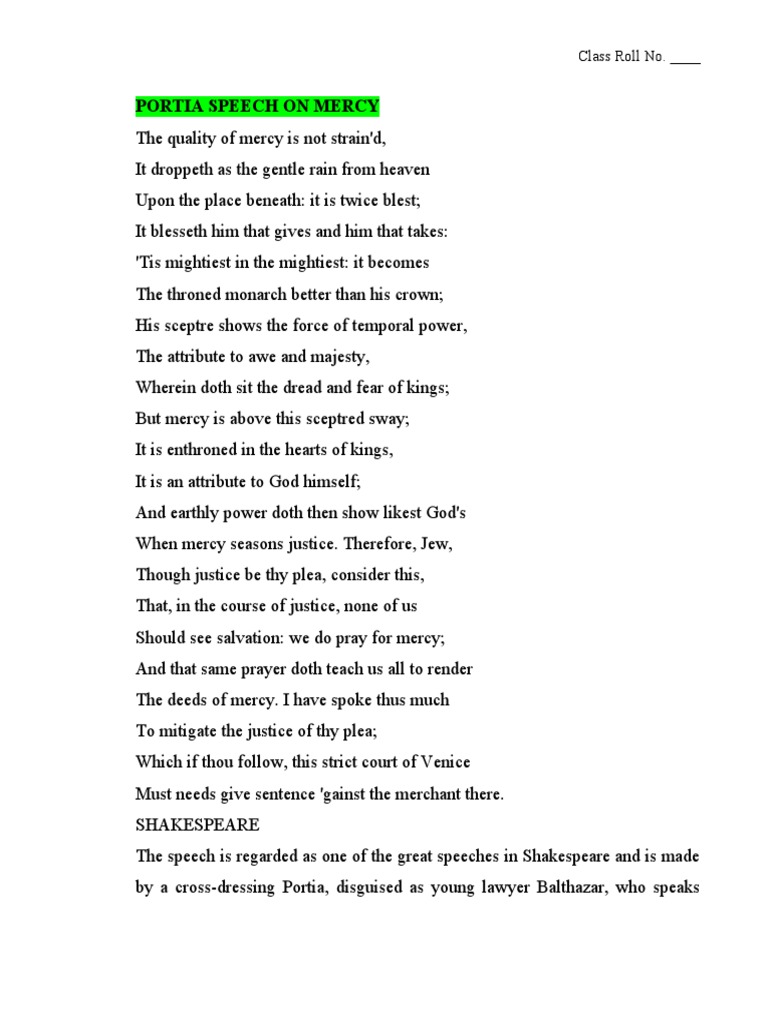 Portia Mercy Quotes Merchant Of Venice Quotes Techniques Analysis