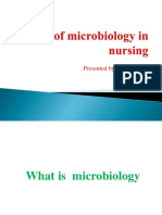 Scope of Microbiology in Nursing