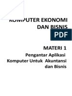 MATERI 1 - Pengantar Aplikasi Komputer