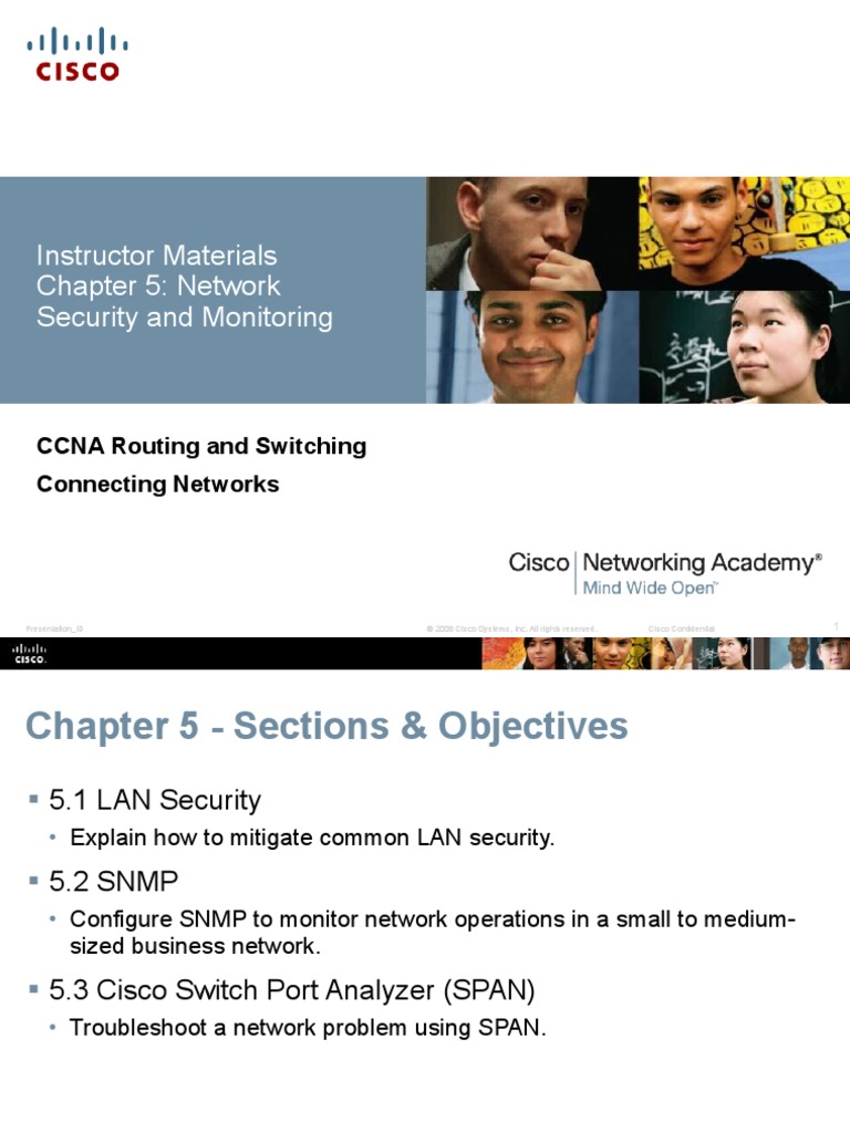Instructor Materials Chapter 5: Network Security and Monitoring | PDF ...