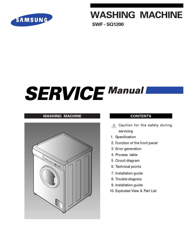 Washing Machine Troubleshooting Guide PDF Washing Machine Extrusion