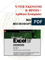 Materi 5 - Microsoft Ecel I