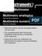 Multi Meter Manual GMT - 12A