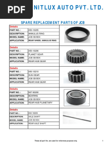 Latest JCB Catalogue PDF