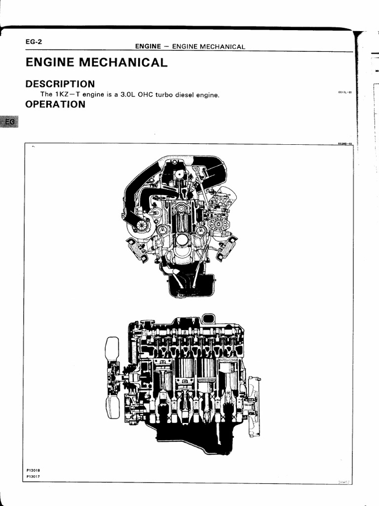 1kz-Te Mechanical | PDF | Motor Oil | Piston