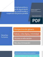 Política Criminal Preventiva y Redes Inclusivas de Seguimiento