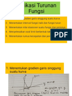 Aplikasi Turunan Fungsi