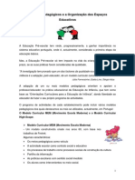 Ficha Informativa - Modelos Pedagógicos