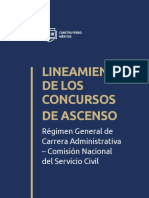 Cartilla 029 Lineamientos de Los Concursos de Ascenso en El Régimen General de Carrera Administrativa CNSC