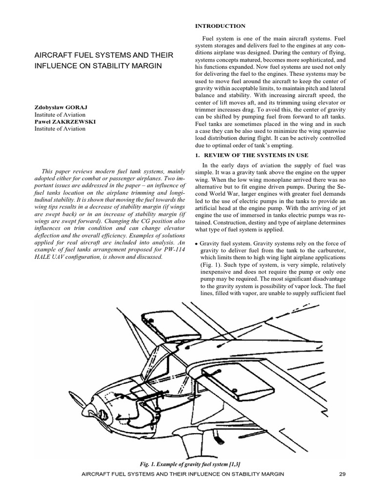Aircraft Fuel Systems PDF Aircraft Airplane