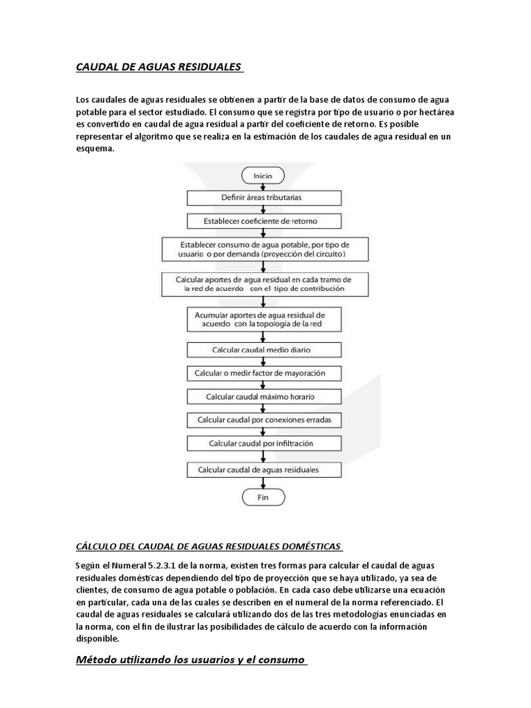 Caudal de Aguas Residuales | PDF | Sistema de información geográfica | Agua