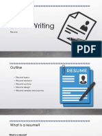 Letter Writing: Resume