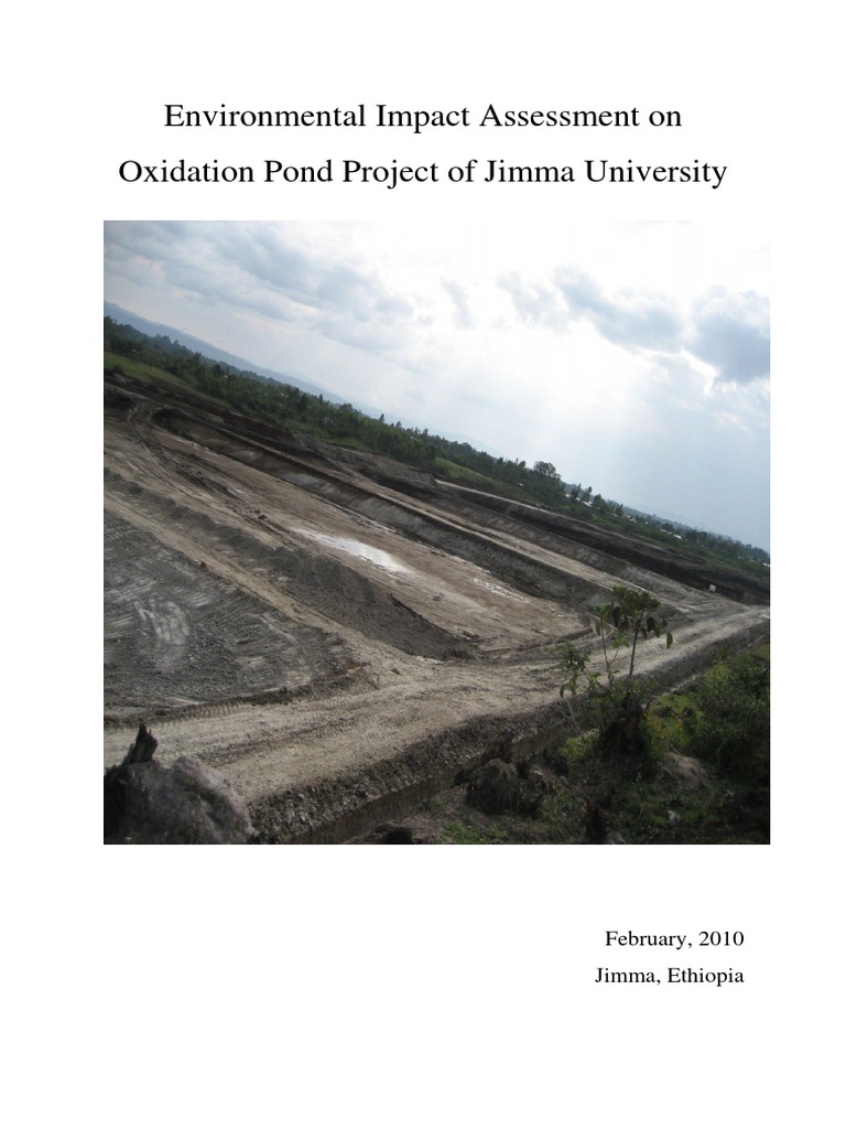 Jimma University Oxidation Pond EIA | PDF | Sewage Treatment | Wastewater