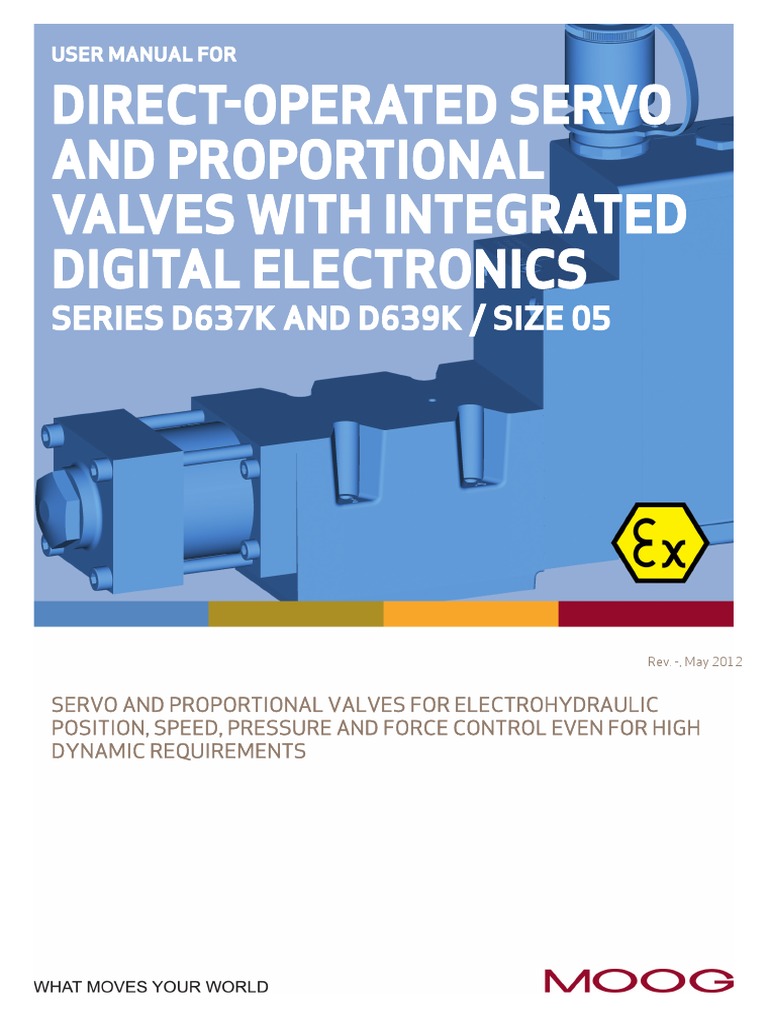 Moog Valves D637K D639K Manual en PDF Electrical Connector Valve