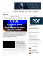 UFO Sichtung in Brasilien Vom 13.5