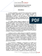 Codigo Deontologico Colegio Criminalistas de Chile A.G PDF