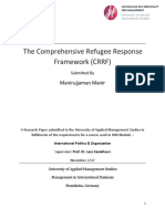 The Comprehensive Refugee Response Framework (CRRF) : Manirujjaman Manir