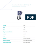 Ficha Tec Tensiómetro de Pared 500 W2 Alp PDF