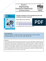 Strength Evaluation of A Fire Damaged Concrete Slab Combined Correlation Approac