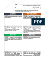 Template - Time in Manufacturing