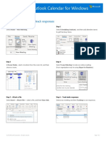 Outlook Calendar For Windows Cheat Sheet - Outlook Calendar For Windows