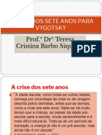 A Crise Dos Sete Anos para Vygotsky 1