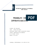Trabajo de Investigación: Universidad Regional de Guatemala Sede Salcajá