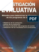 Weiss Investigacion-Evaluativa