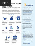 Philly COVID-19 Restaurant Safety Checklist & Outdoor Dining Guidelines