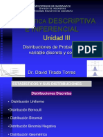 UNIDAD III-Distribuciones de Probabilidad-Discretas
