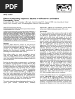 SPE 75240 Effects of Stimulating Indigenous Bacteria in Oil Reservoirs On Relative Permeability Curves