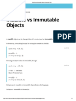 Mutable Vs Immutable Objects - Interview Cake PDF