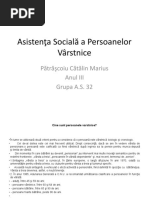 Asistenta Sociala A Persoanelor Varstnice | PDF