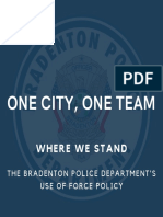 One City, One Team: Where We Stand