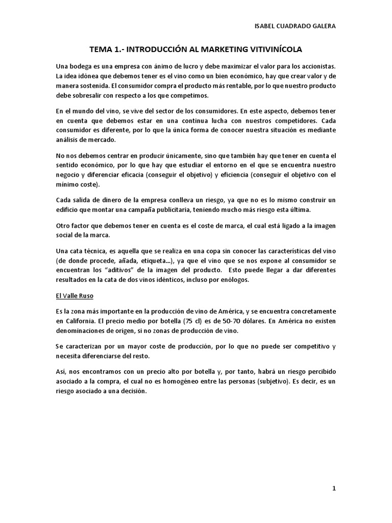 Tema 1 PDF | PDF | Marketing | Producto (Negocio)