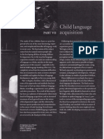 Child Language Acquisition