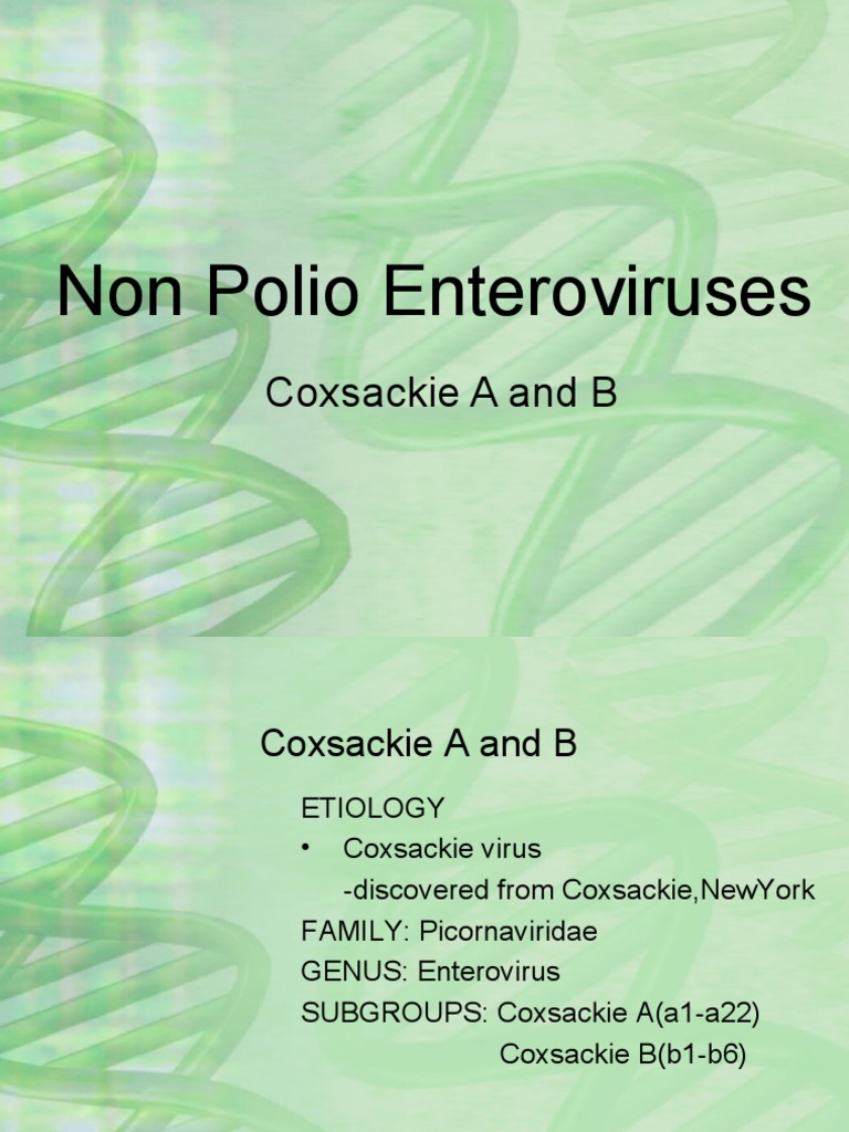 Are Nonpolio Enterovirus Infections Reportable? – YVDL