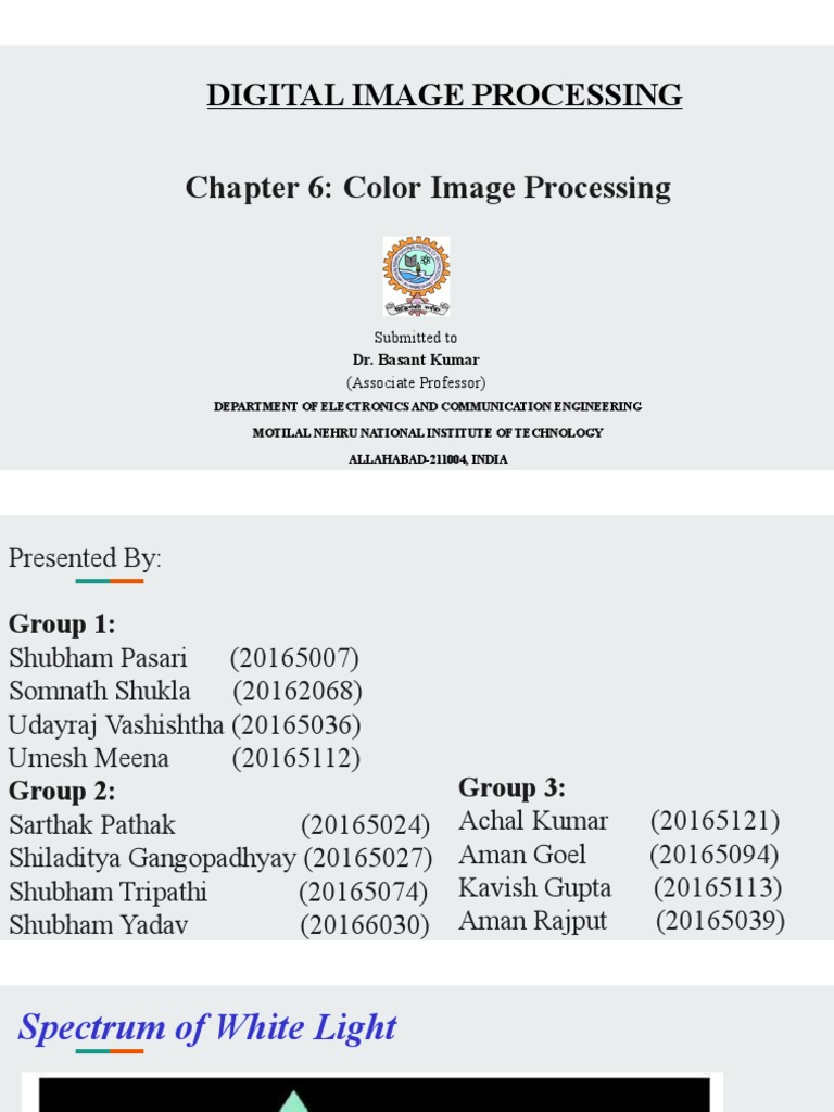Chapter 6 Color Image Processing | PDF | Rgb Color Model | Color