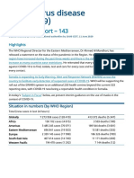 Coronavirus Disease (COVID-19) : Situation Report - 143