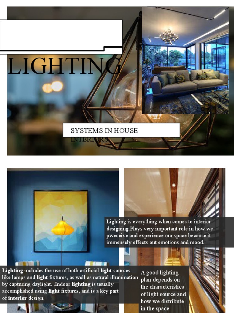 Interior Lighting Design Essentials | PDF | Lighting | Color