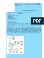 Dùng 8051 điều khiển chạy chữ trên màn hình LCD