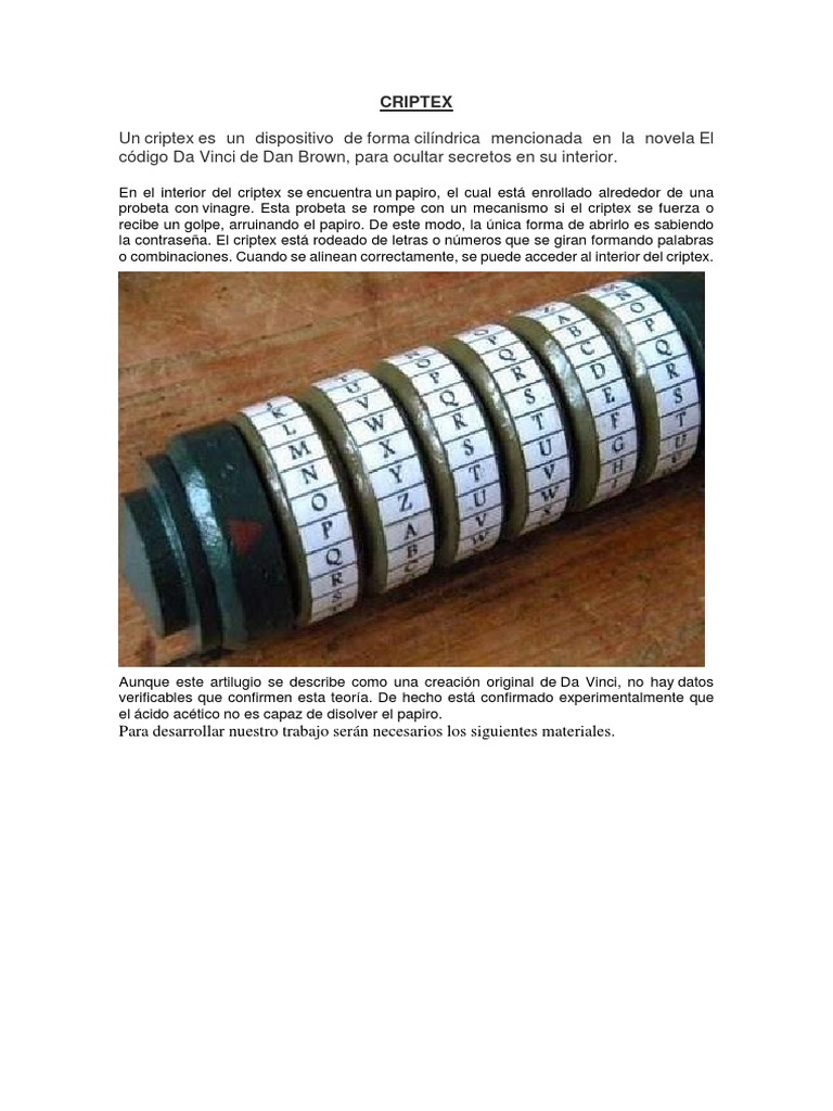 00 Criptex | PDF