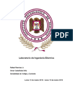 Reporte de Practica 3 - Sensibilidad de Voltaje y Corriente