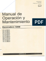 Manual de Operacion y Mantenimiento Cat 320d