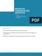 Medios de Comunicación Artísticos