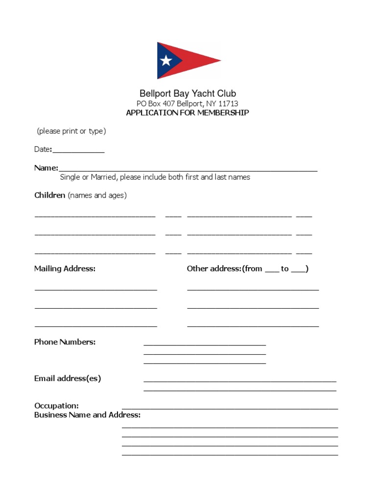 Bellport Bay Yacht Club PDF Computer Mediated Communication