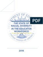 The State of Racial Diversity in The Educator Workforce