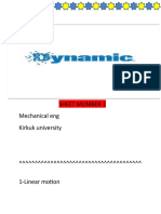 Sheet Mumber 1 Mechanical Eng Kirkuk University