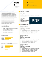 85 Modele CV Exemplaire